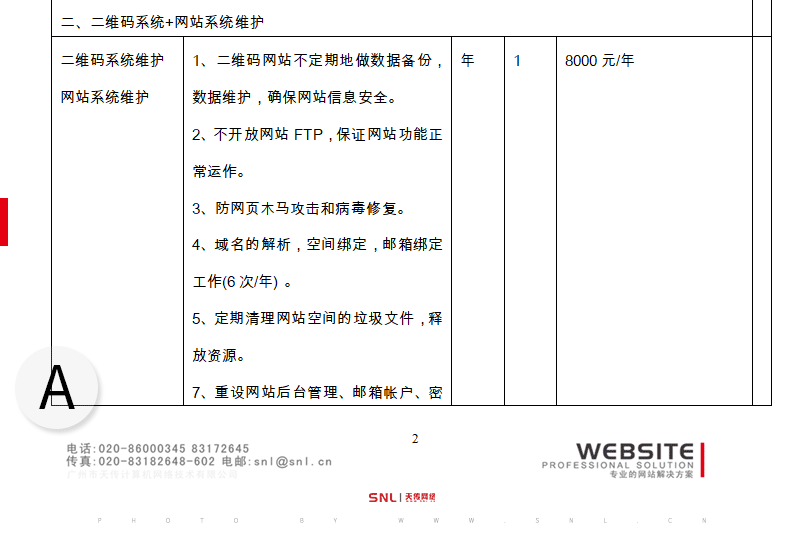 網站維護多少錢