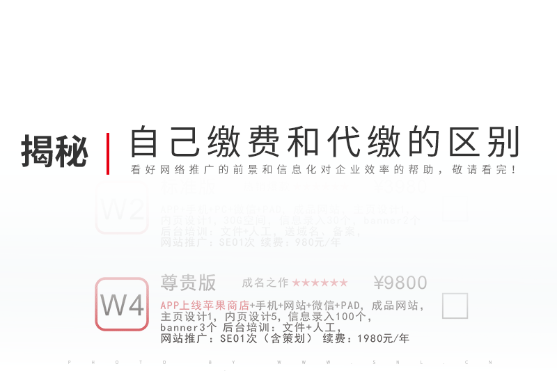 網(wǎng)站續(xù)費(fèi)自己繳費(fèi)和網(wǎng)站建設(shè)公司代繳有什么區(qū)別？