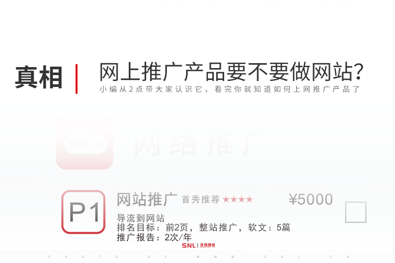 網(wǎng)上推廣產品要不要做網(wǎng)站？