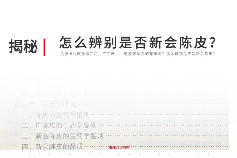 怎么辨別是不是新會陳皮？