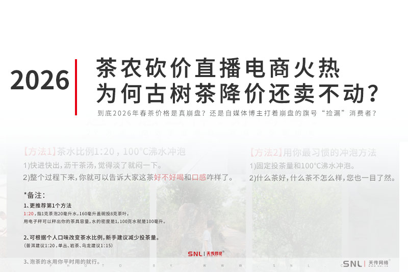 茶農砍價網絡營銷與直播電商火熱為何云南普洱茶古樹茶降價還賣不動？